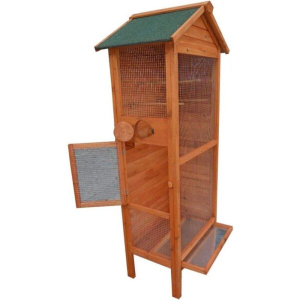 Topmast Vogelvoliere hout 78 x 55 x 158 cm