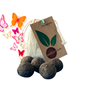 5 Zaadbommen in zakje: Vlindermix